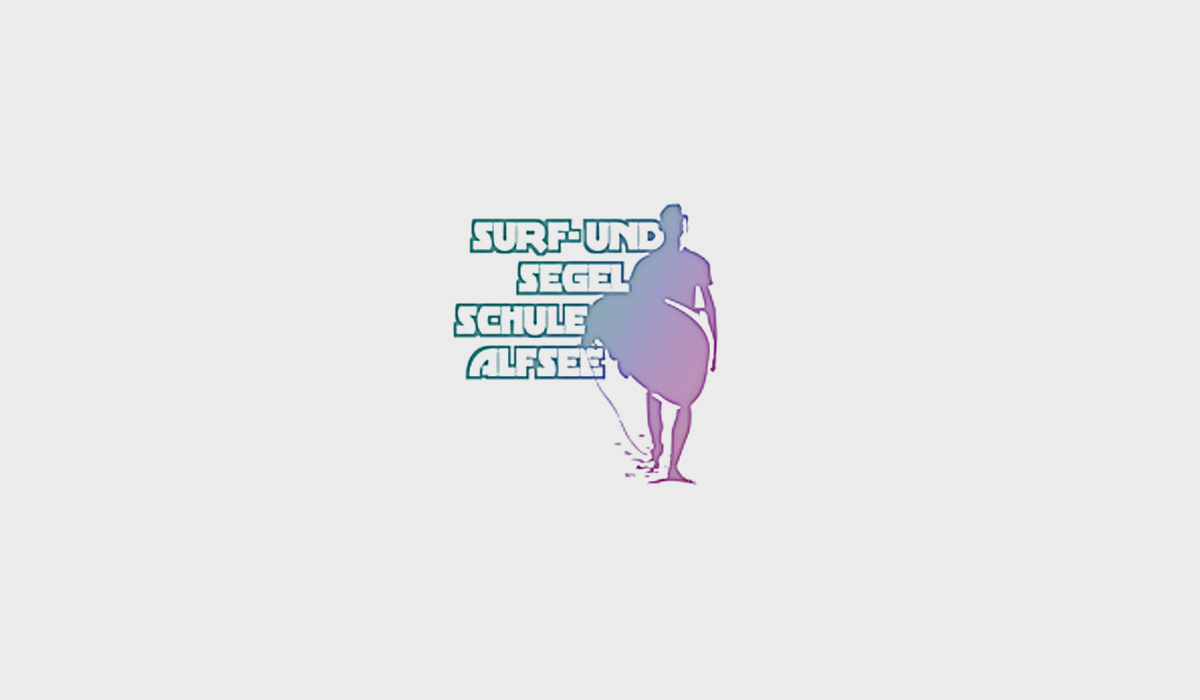 Logo Surf- und Segelschule am Alfsee... Hang loose